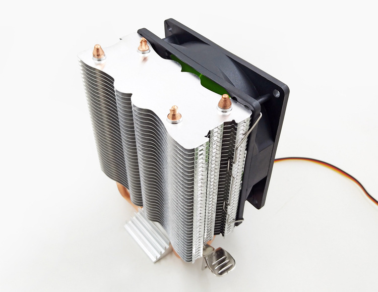 青派双铜管cpu散热器超静音1150amd1155 1151台式机电脑风扇775