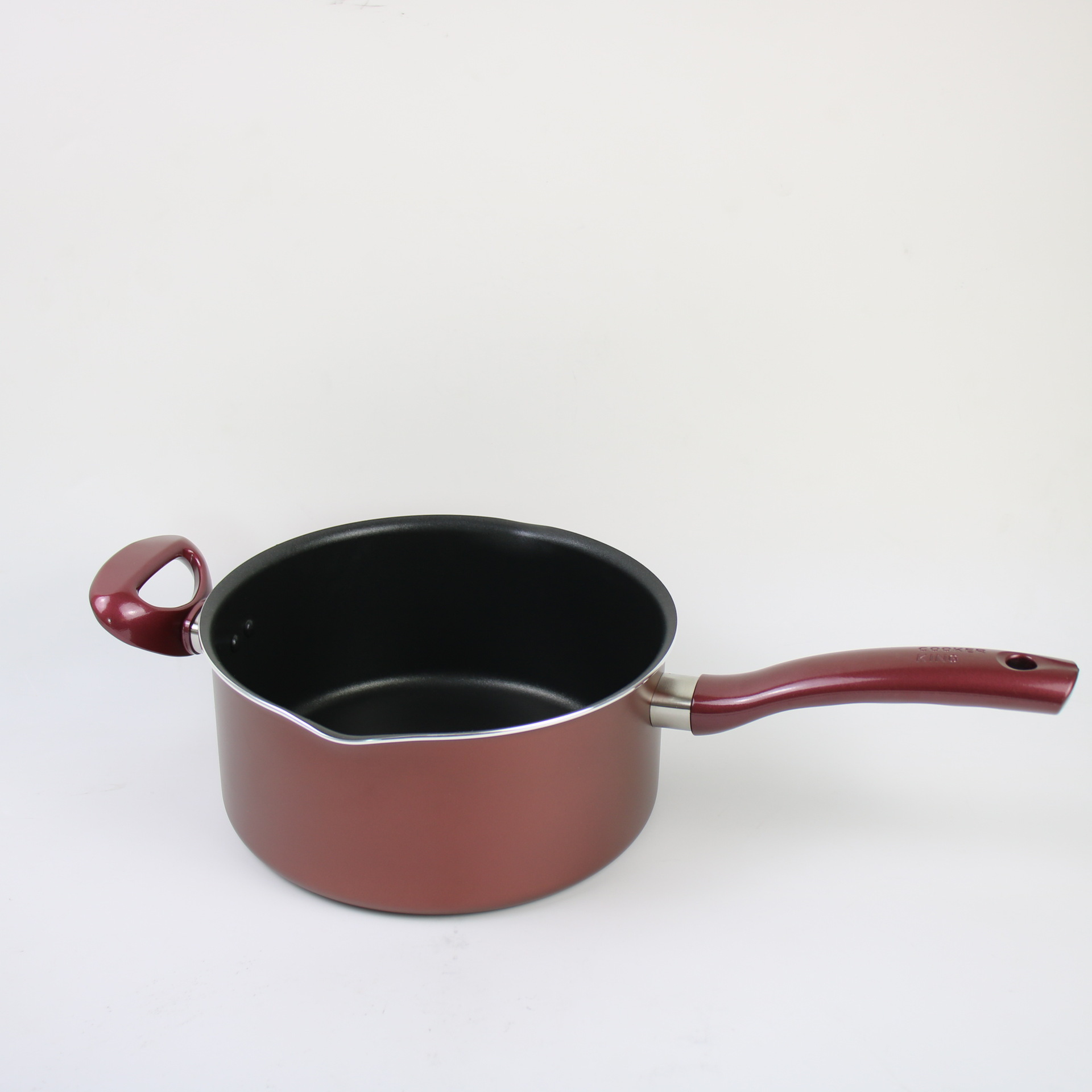 炊大皇麻辣烫汤锅不粘锅长把手22cm燃气电磁炉通用