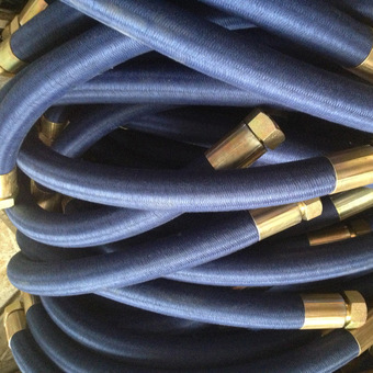 湿喷机软管6米 桩机胶管125*6层钢丝橡胶软管 砼泵配件胶管dn80-报价