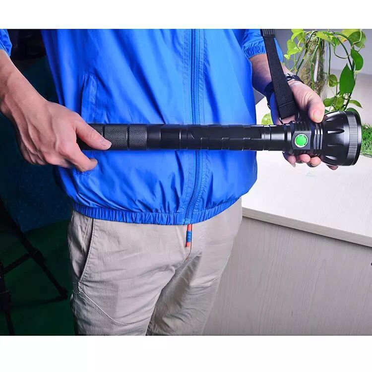 2020新款18灯小钢炮80w手电筒usb充电超大功率铝合金茅台老酒鉴定