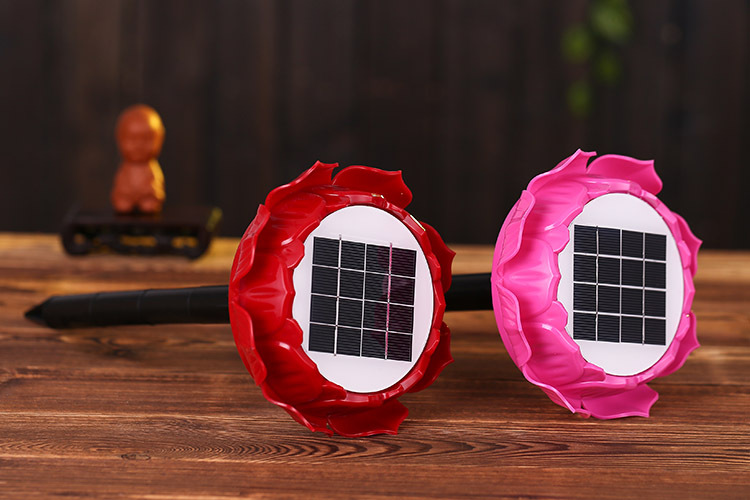 莲花太阳能念佛机充电防雨室外清明节扫墓祭祖地藏经播经机佛机