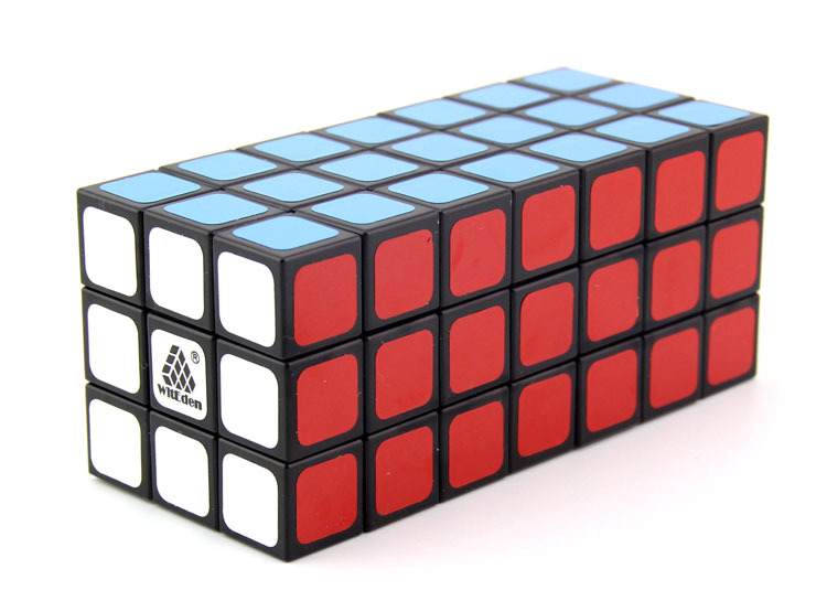智力乐园337立方体魔方黑色 三三七立体魔方玩具 益智异形魔方