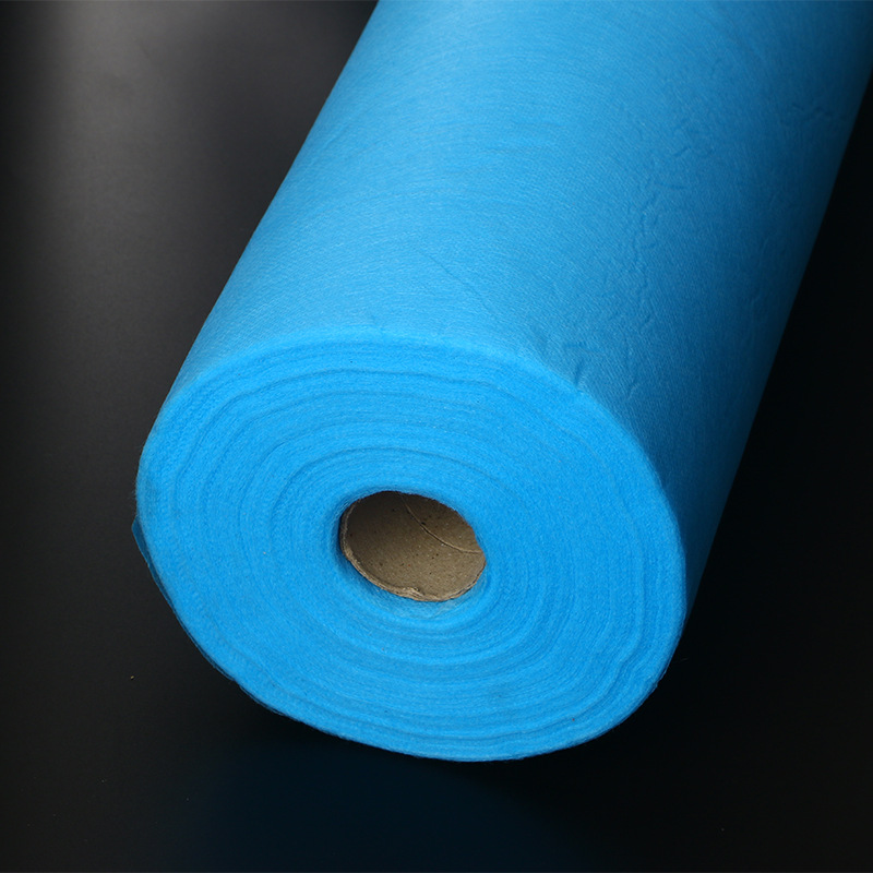 Portable Disposable Sheet Roll in Solid Color Non-woven Fabr