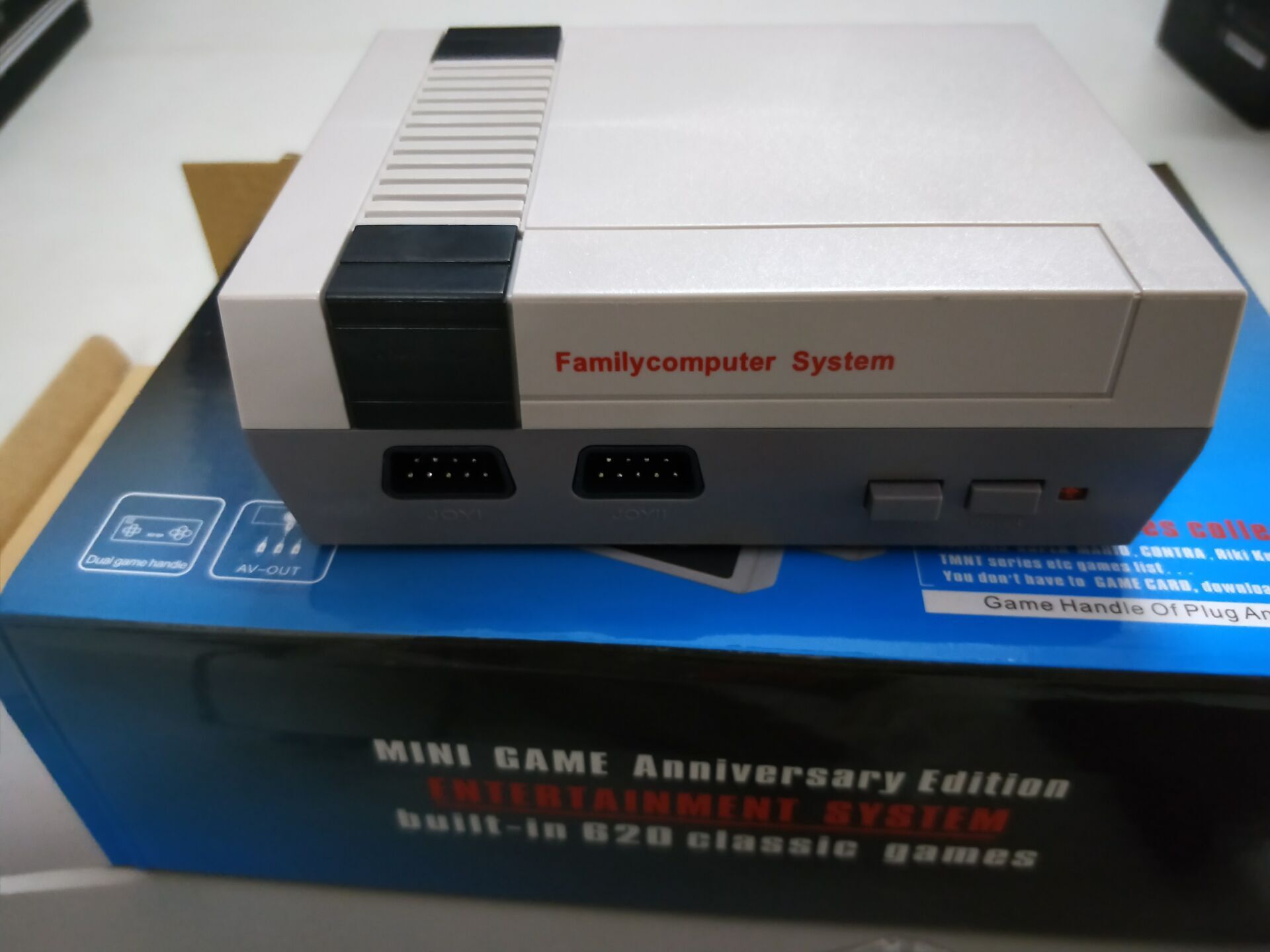 现货欧美版迷你电视游戏机 怀旧童年nes游戏机 fc红白机带620款_平平