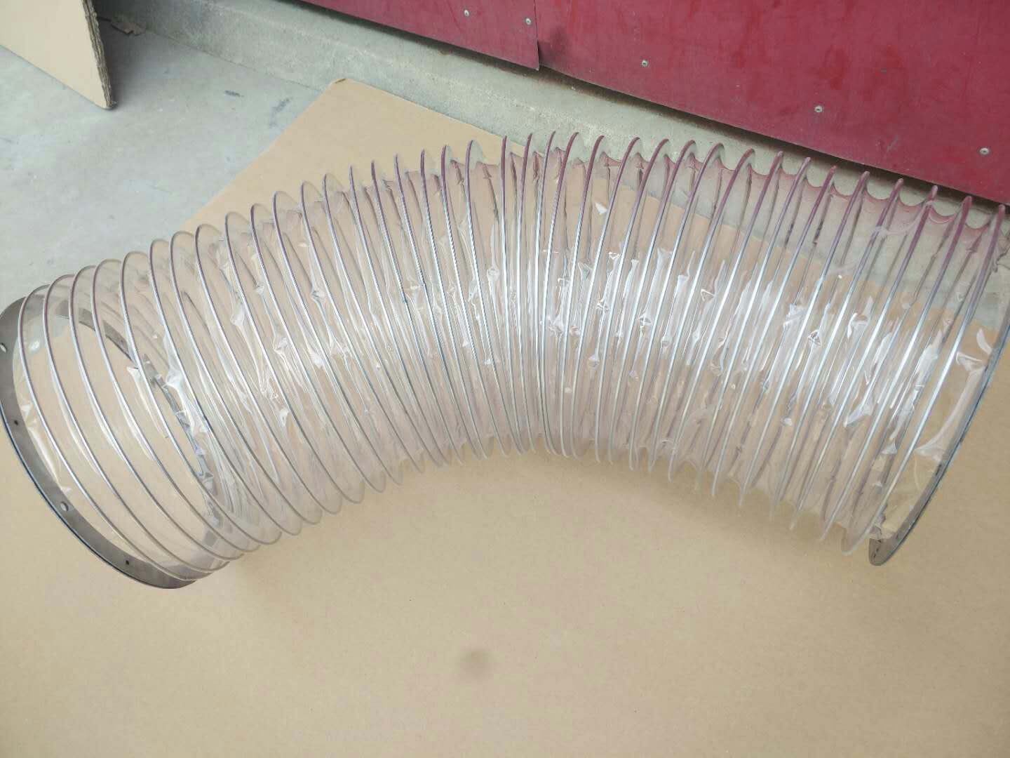 圆振动筛食品级透明软连接 耐酸碱透明软连接 块装透明软连接