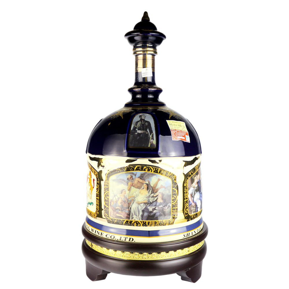 20斤皇家路易xo法国进口原液白兰地40度洋酒城堡礼盒装10l