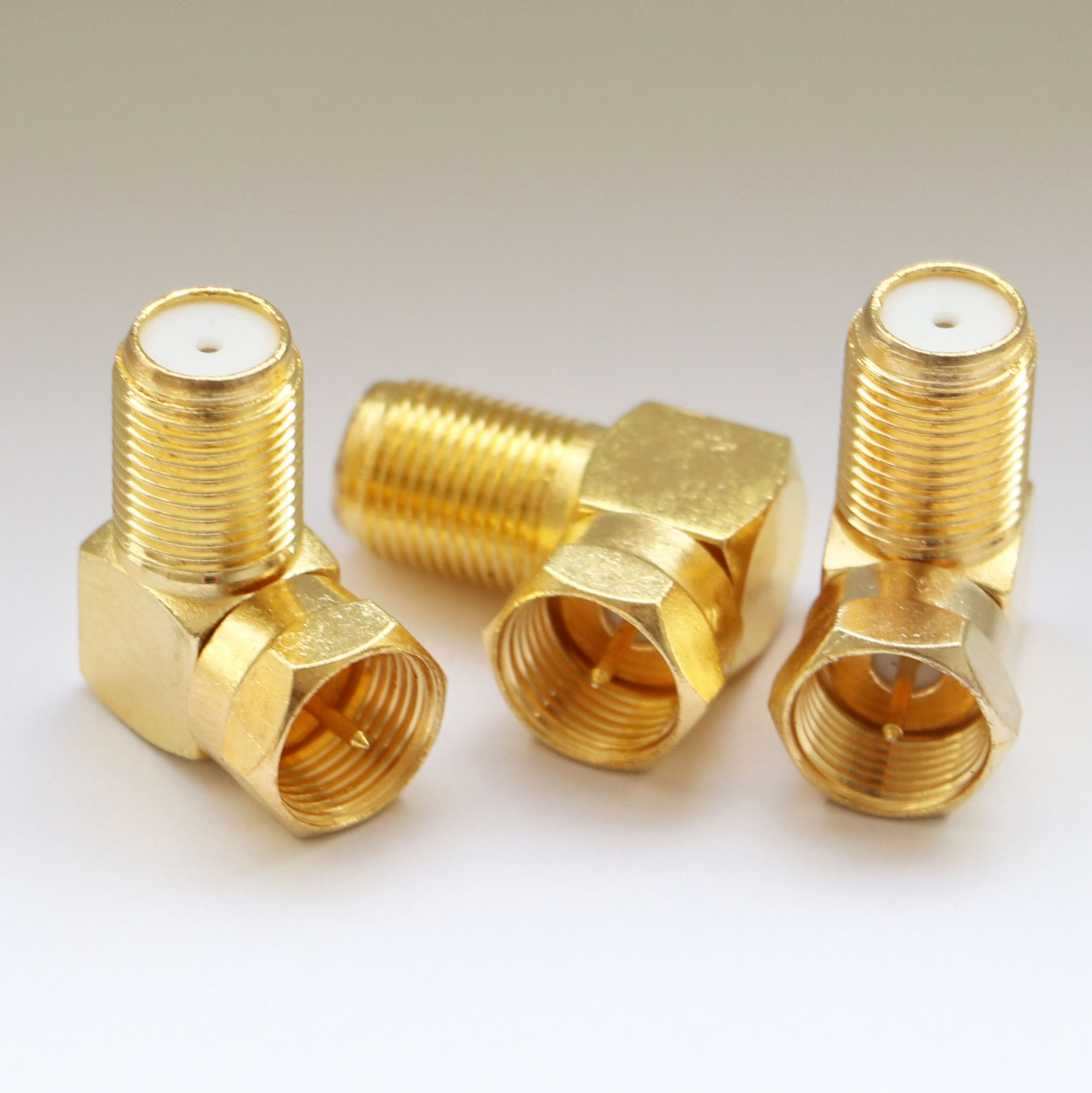 英制f头 直角f头 f公头转母头 f公转f母 卫星电视机顶盒接头