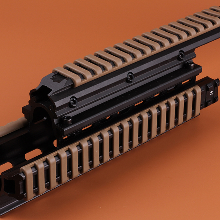 跨境平台一件代发货ohhunt橡胶护手条梯形护片包裹鱼骨包裹护木片