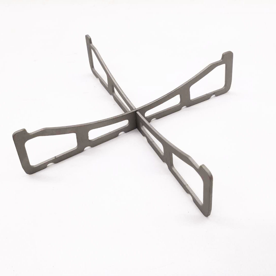 宝鸡市华天奕新材料 酒精炉纯钛十字支架耐用炉具装备配件