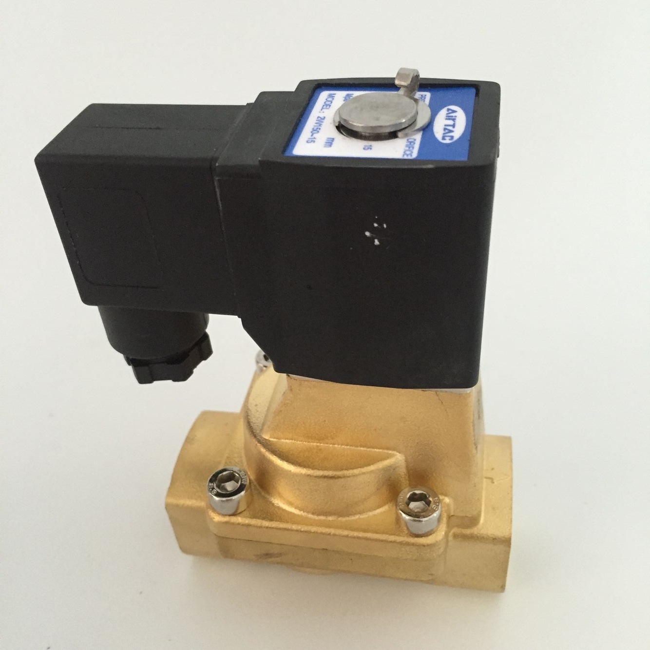 airtac电磁阀2w150-15气动电磁阀2w030-10二位二通进水电磁阀