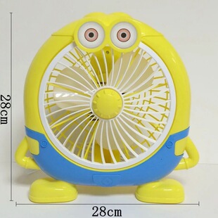 批发电风扇 卡通桌面扇 学生宿舍便携式风扇 礼品赠品