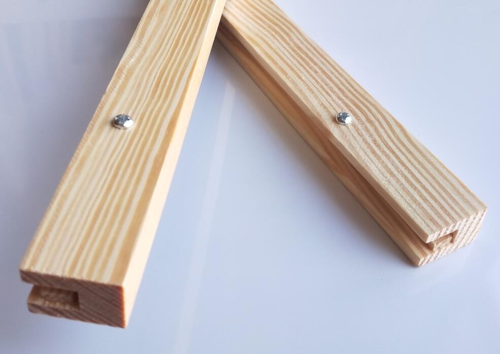 厂家直销 实木装饰画挂画线条 南方松木条 1.8*2.6cm*51cm长