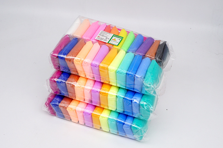 超轻粘土 24色袋装彩泥 儿童手工diy黏土玩具 橡皮泥 轻轻泥