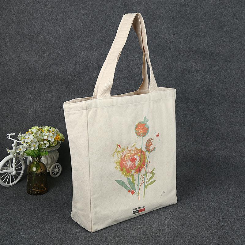 生产现货空白帆布袋时尚多色棉布袋 手提购物袋 时尚单肩背包袋