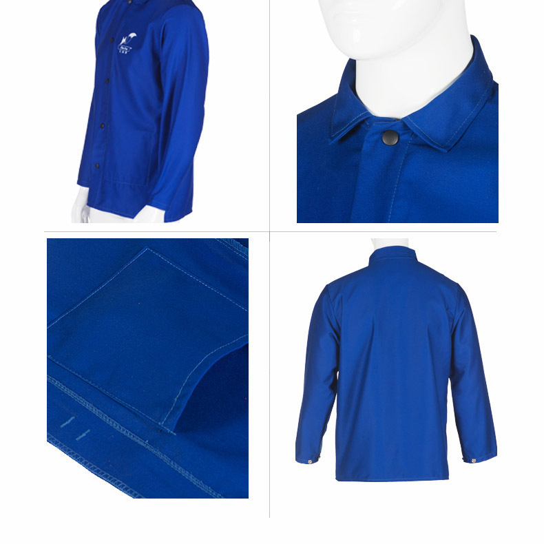 威特仕33-6830火狐狸电焊服阻燃隔热防烫纯棉工作服焊工服劳保服