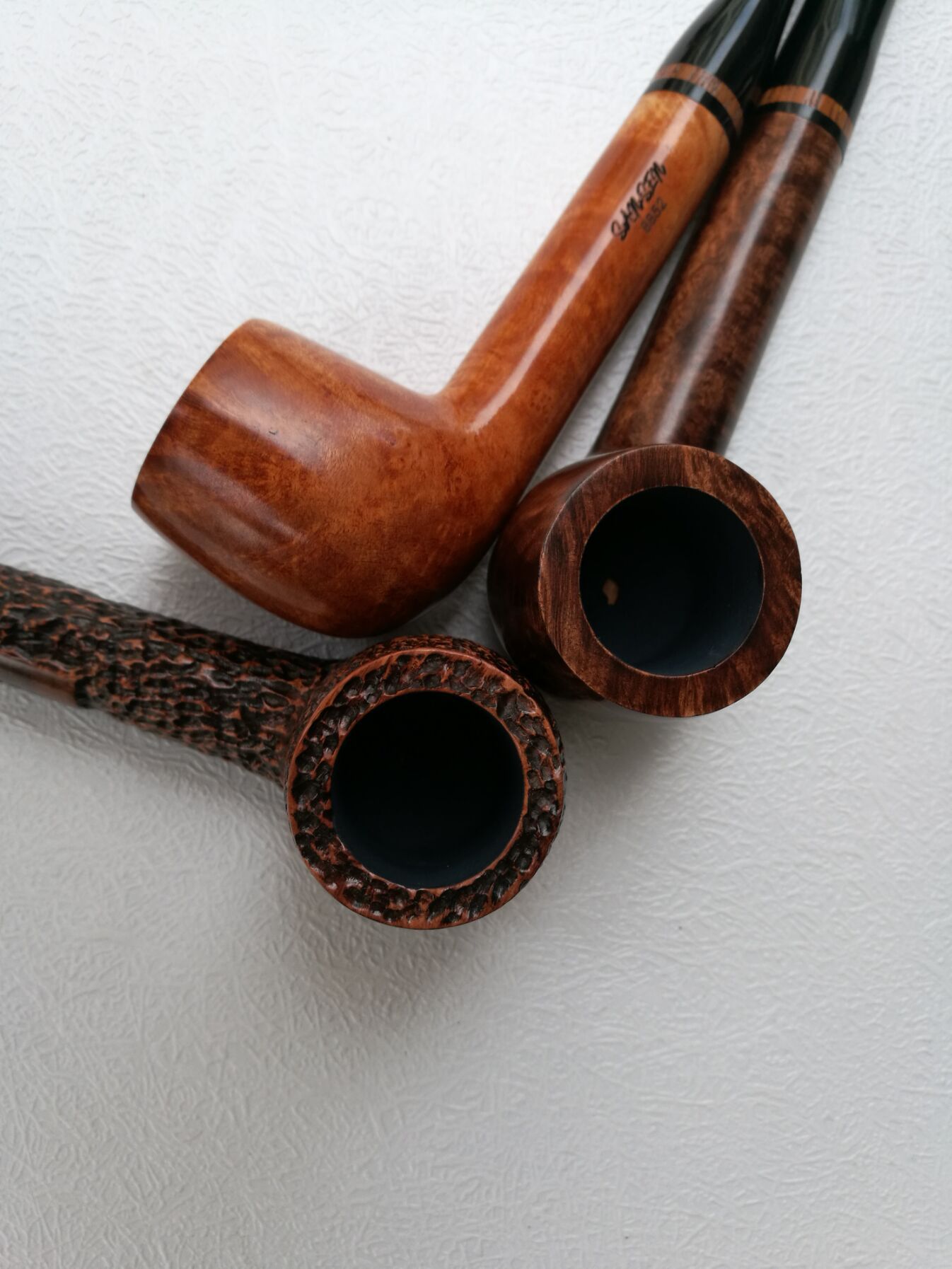 三森厂家直销石楠木烟斗9mm过滤石楠根烟斗直斗8852#实木烟丝烟斗