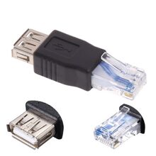 USB A母转网线RJ45公转换头RJ45 to USB AF Adapter