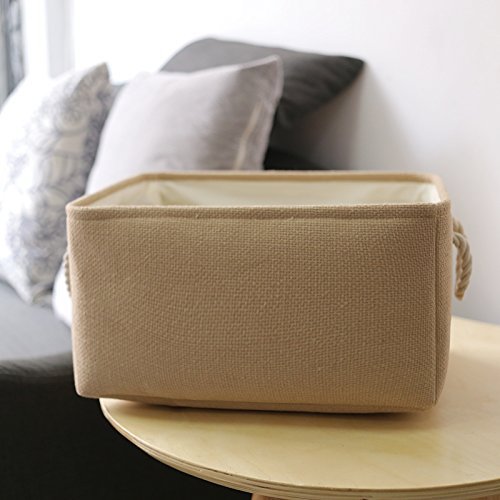 Storage Box Foldable Cotton and Linen Fabric Storage Basket Clothes Storage Box Toy Storage Box Automobile Storage Box