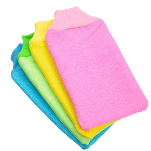 千百荷澡巾 搓泥不疼 毛巾衬里 紧口粗砂 双面加厚浴擦 东北厂家