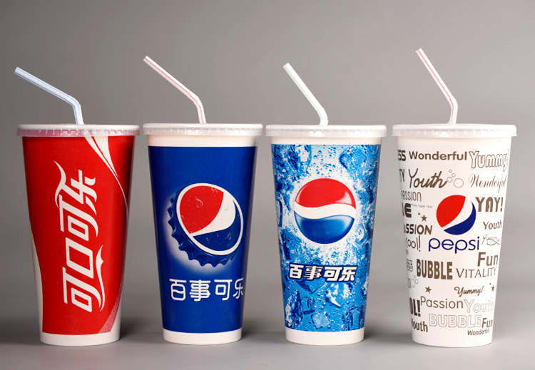 鑫永安纸杯批发300-700ml可乐纸杯 可口可乐纸杯批发