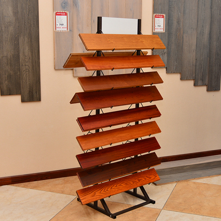 木地板展示架 石材陶瓷瓷砖样品展示架线条地脚线展架 单面/双面