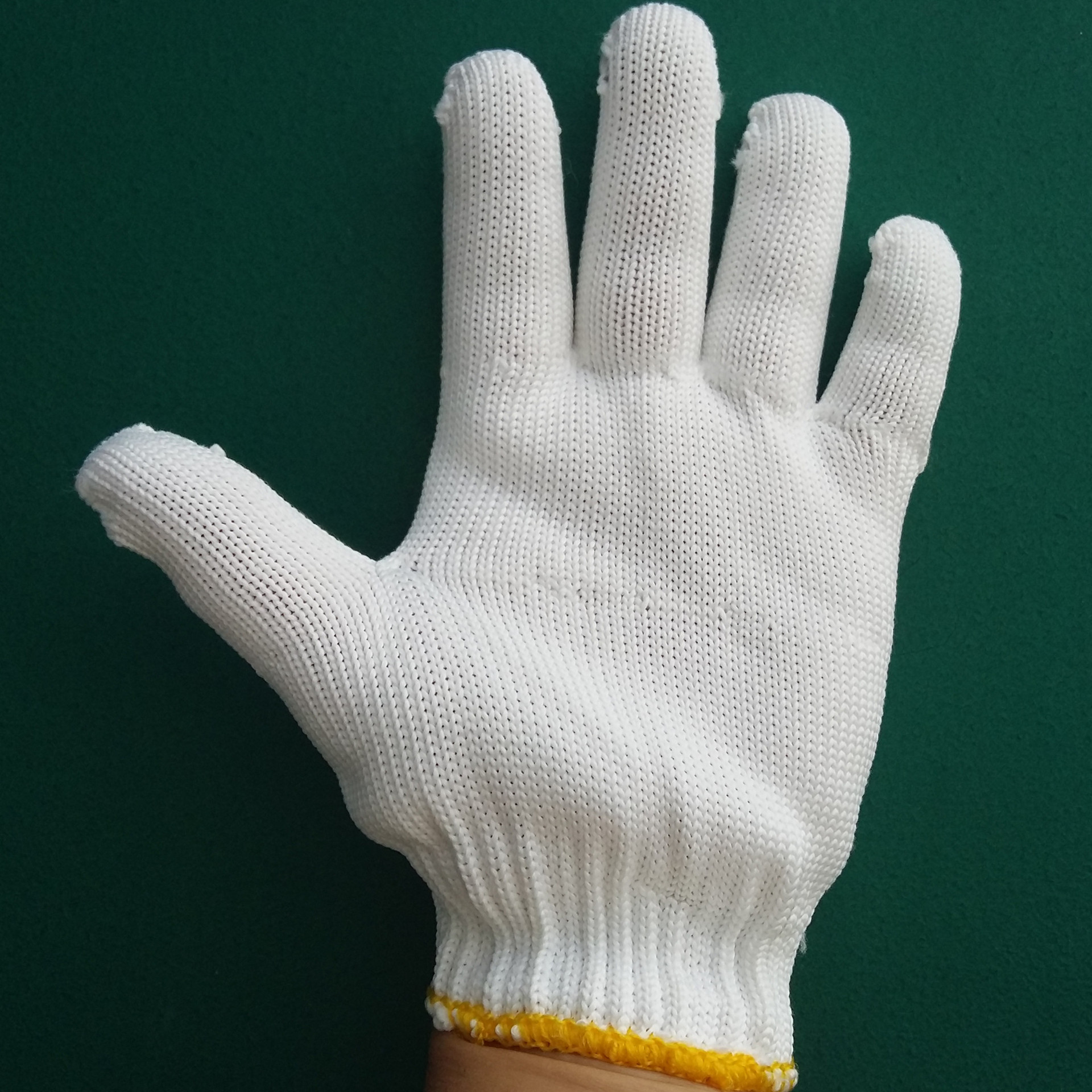 尼龙劳保手套 耐磨尼龙劳保手套 白色600g700克耐磨尼龙劳保手套