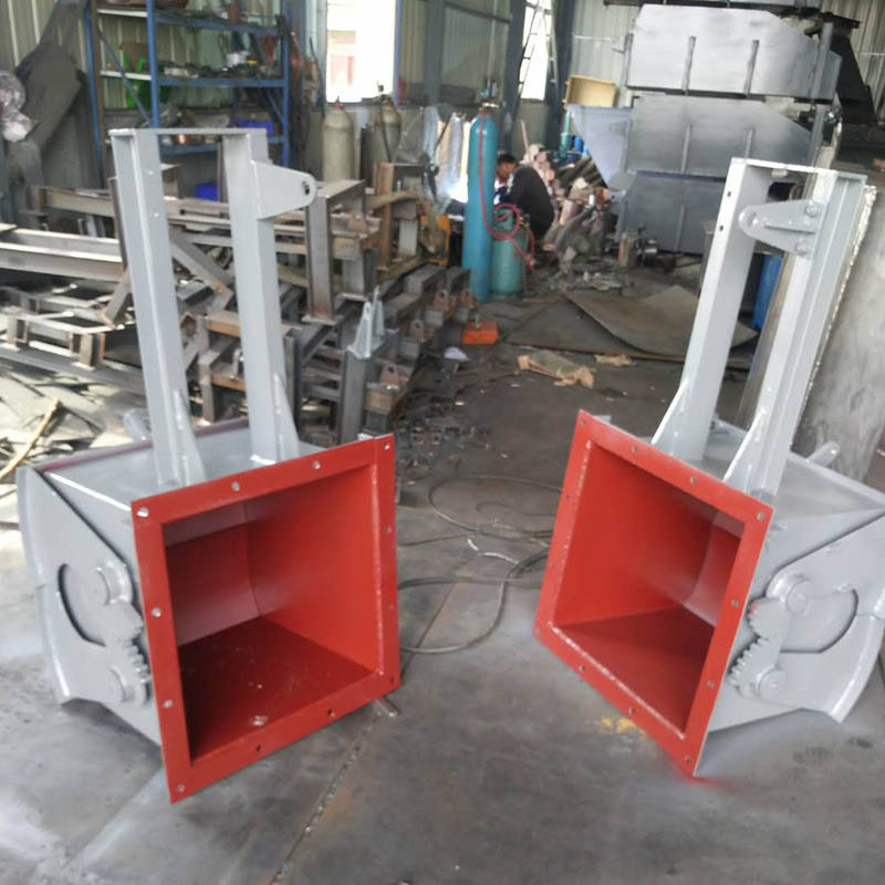 电液动鄂式闸门 小型物料放料闸门 耐磨扇形闸门 电动推杆放料阀