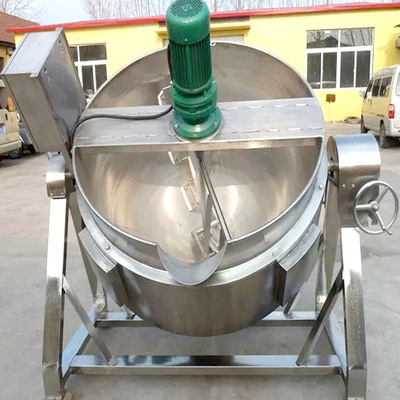 厂家直销搅拌可倾夹层锅 豆腐油炸锅 电加热夹层锅 蒸汽夹层锅