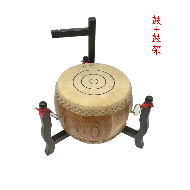 厂家直供 佛教用品 法器 三角鼓架 实木鼓架 可折叠鼓架鼓 帝钟架
