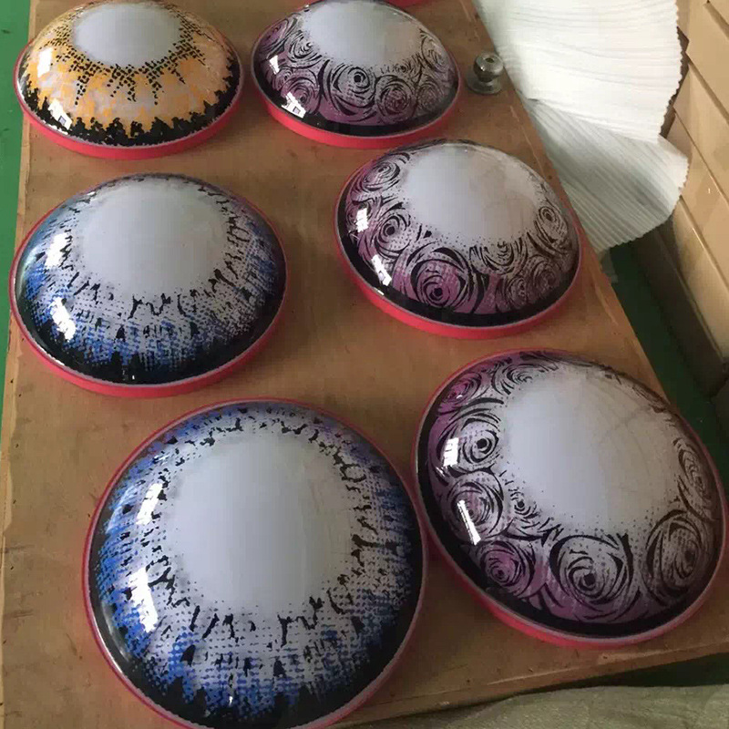 厂家定制球面灯箱亚克力灯箱美瞳灯箱眼镜灯箱有机玻璃异形展示架