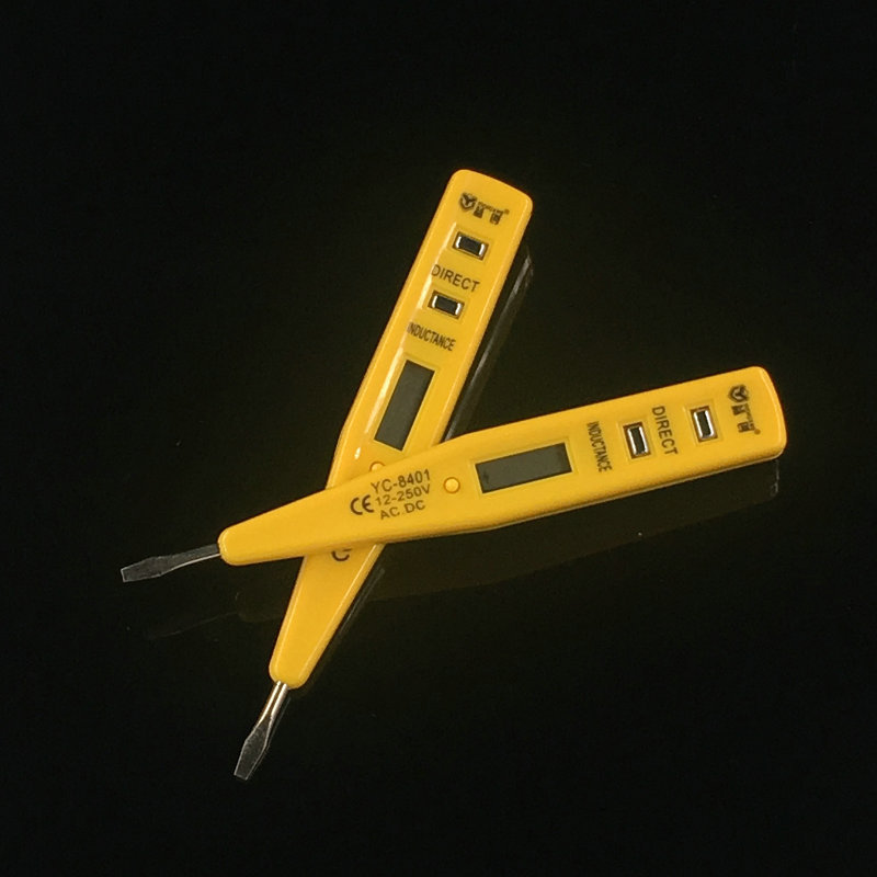 厂家批发益创多功能高级电笔 8401测电笔 感应电笔 数显电笔仪器