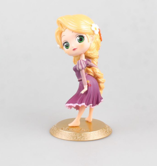 q版大眼睛灰姑娘贝儿长发公主茉莉公主美人鱼爱丽丝白雪公主手办