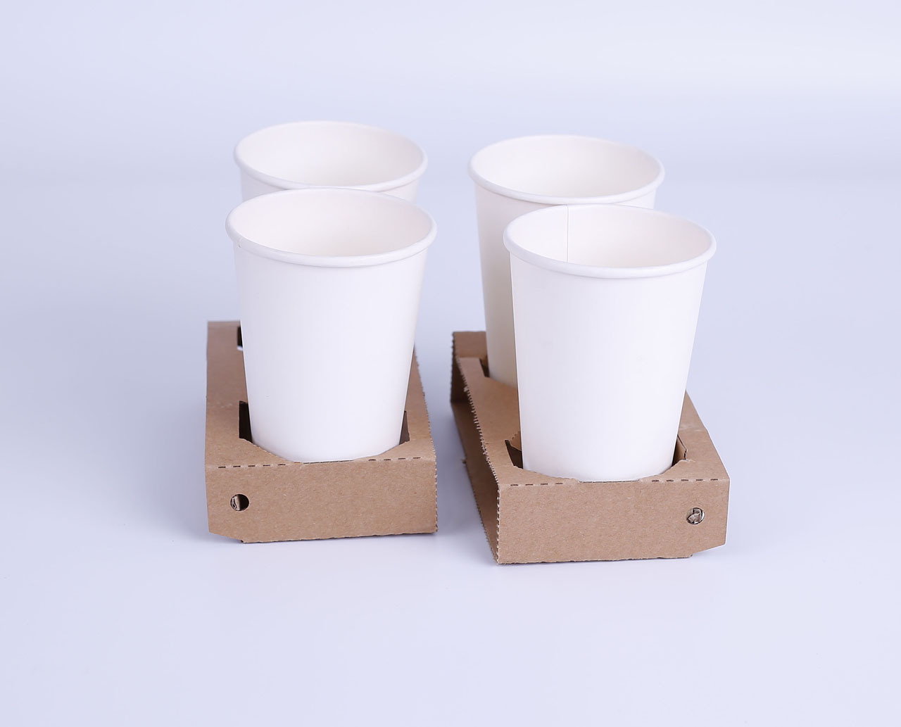 定制i咖啡杯托 咖啡杯 纸杯套牛皮纸纸杯托纸杯卡瓦楞