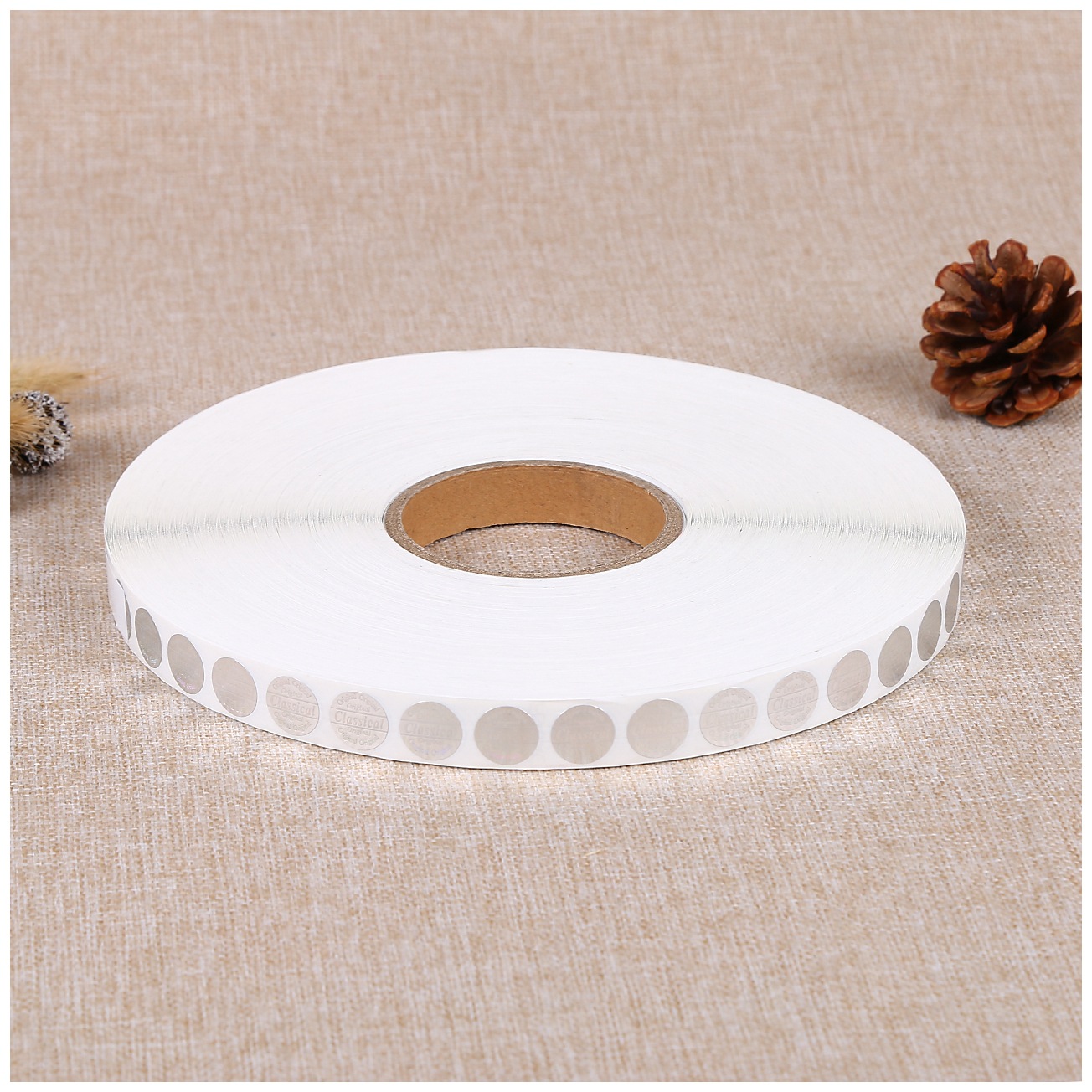 专业定做激光防伪不干胶标签定制彩色二维码镭射食品纸质不干胶贴