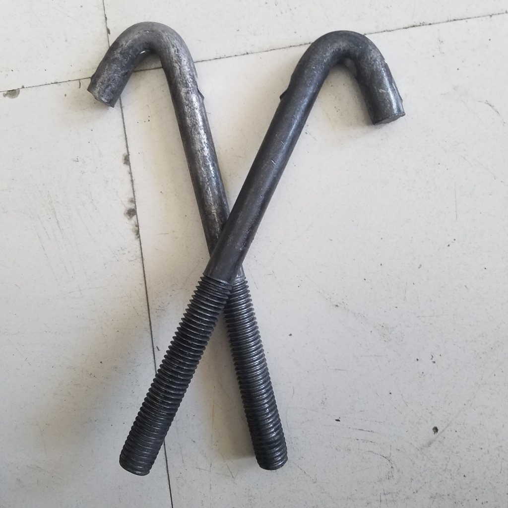 振动筛网挂钩螺丝 钩头螺丝 弯勾 钩头瓦钩丝 矿用弯钩螺栓m12m16