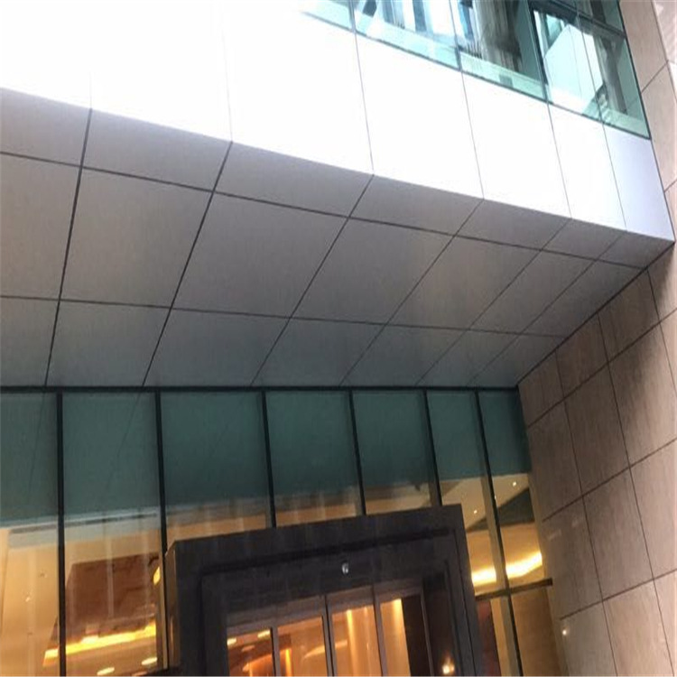 酒店门头雨棚铝单板【雨棚宣传牌铝单板】门头包边铝板厂家