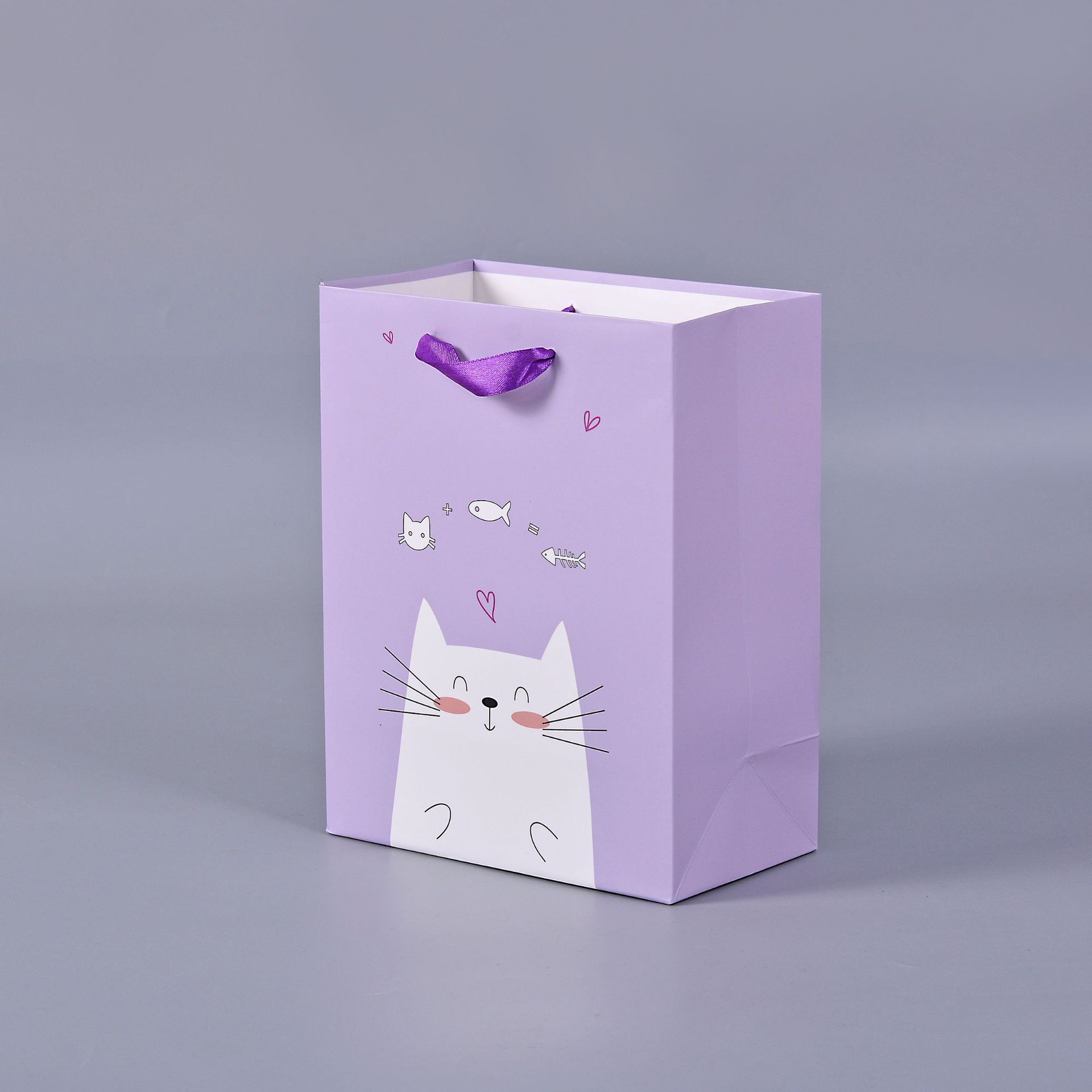 现货纸袋礼品袋卡通可爱动物手提纸袋定做logo 服装礼品购物袋