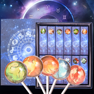 情人节创意星空棒棒糖十二星座纯手工礼品 批发