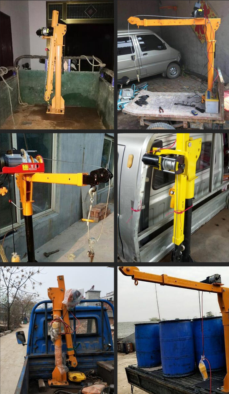 车载吊机12v24v220v小型车用小吊机皮卡货车吊运机配电葫芦小吊机