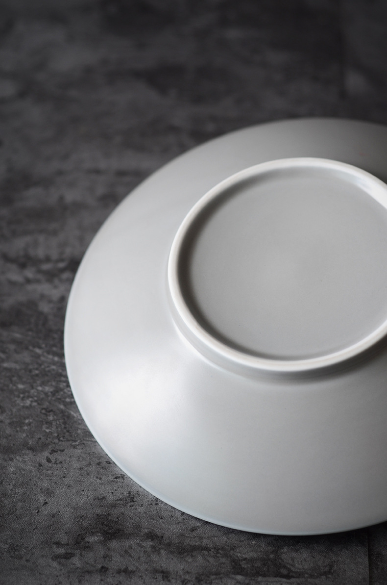 景德镇欧式复古灰色陶瓷餐具组合 汤碗饭碗深盘汤盘平盘餐盘面碗