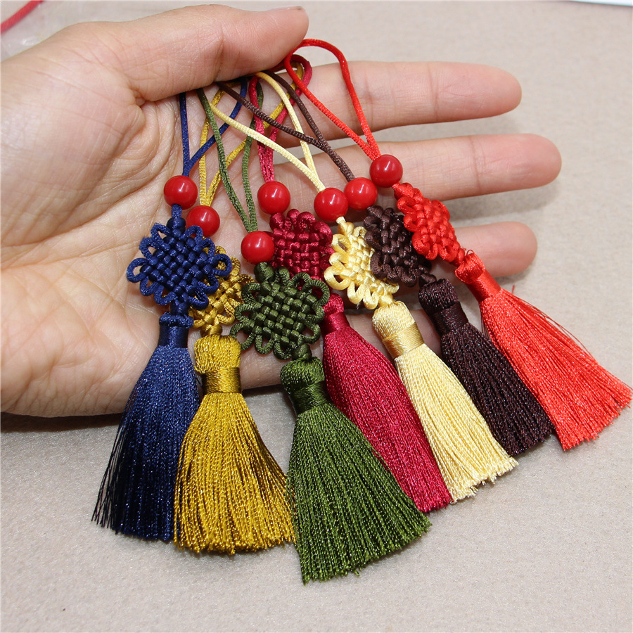 diy手工编织书签流苏挂穗挂件中国结小穗子迷你流苏请柬发簪配件