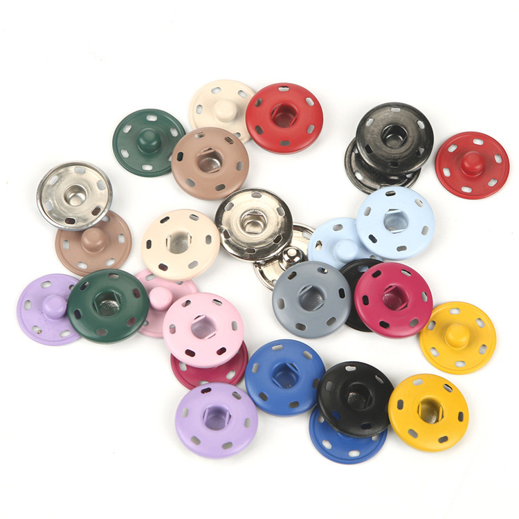 金属揿扣 服装辅料金属子母扣 时尚衣服扣子 服装隐形按扣 摁扣