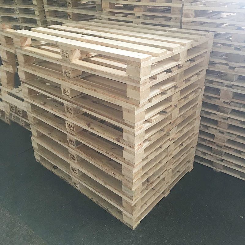 定制款美标熏蒸托盘上海实木免熏蒸托盘四面进叉ippc木托盘定制0630