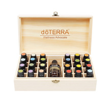多特瑞doterra精油收納木盒25格收納盒子24+1格精油展示盒精油盒