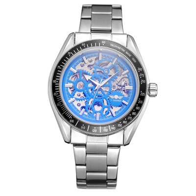 winner胜利者a5男士全自动机械表 重工高品质男士休闲不锈钢腕表