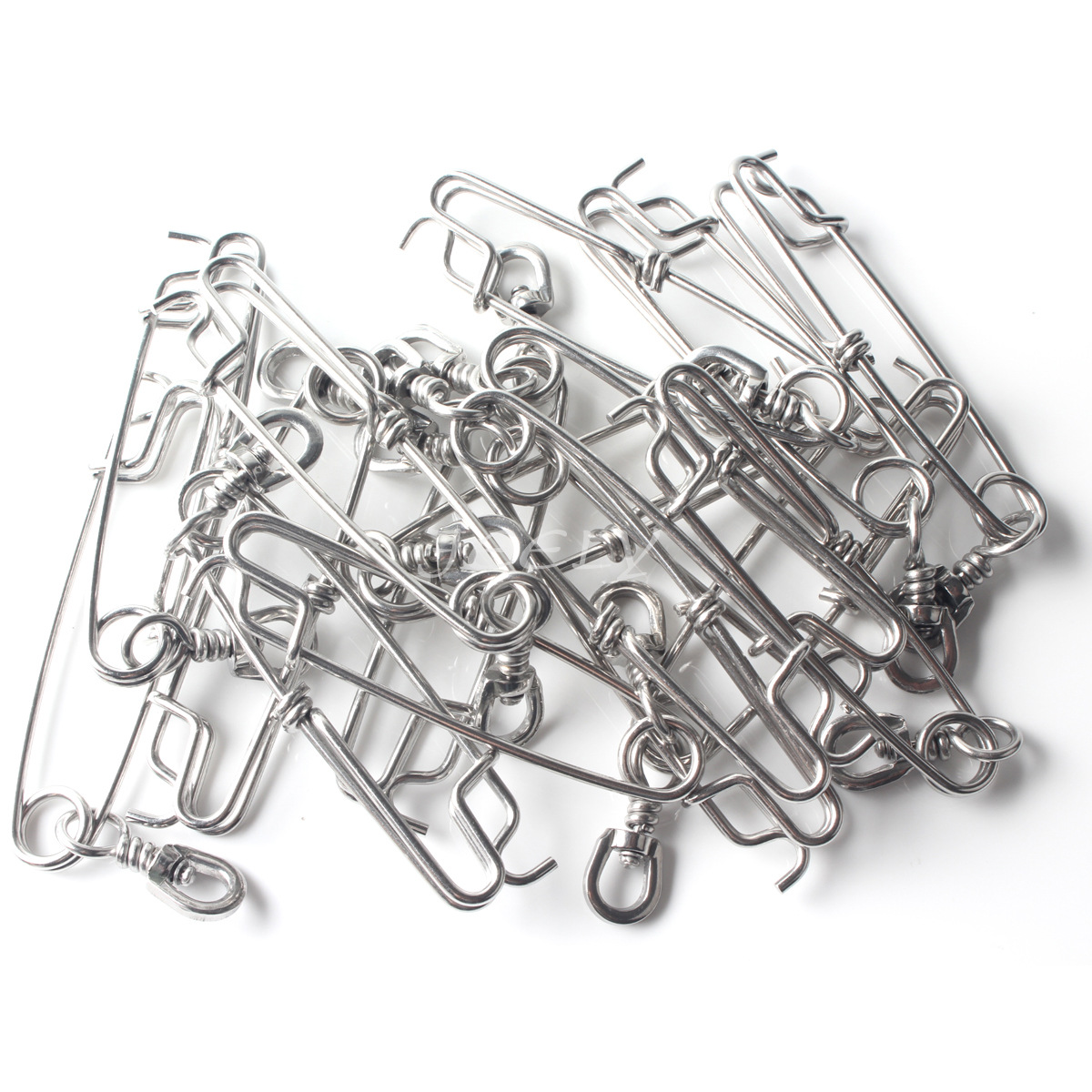 跨境杰力水底鱼枪射鱼用渔民扣不锈钢转环自动挂扣延绳钓配件