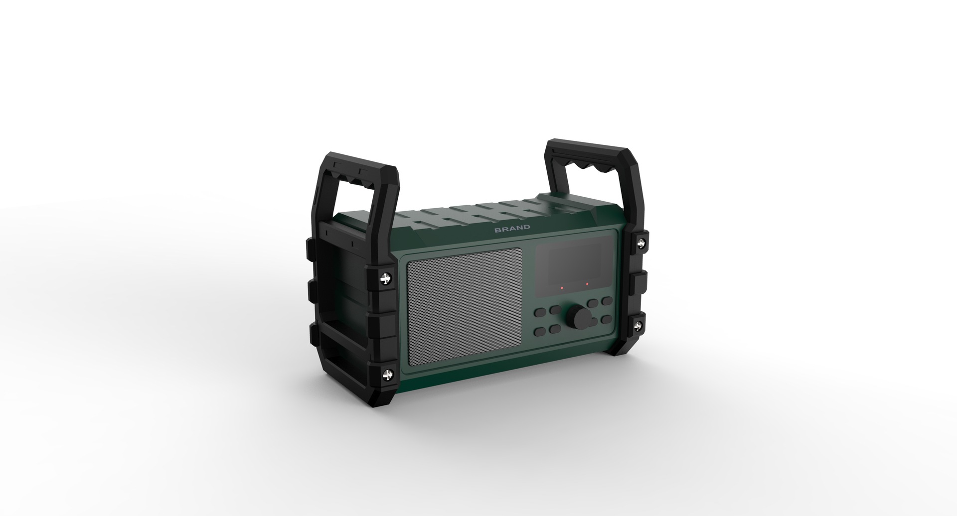 户外工地蓝牙收音机防尘dab/am/fmusb定制森林建筑适用