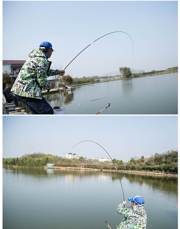 佳钓尼伏魔鲫m强劲版鲫鱼竿超轻超细28调4.5米鲫鱼杆台钓碳素手竿