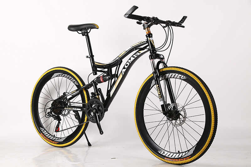 捷豹减震山地自行车26寸21速双碟刹学生骑行zxc厂家批发bicycle