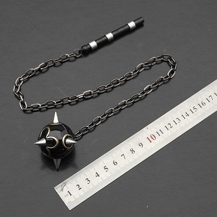 从零开始周边合金武器兵器模型 流星锤拉姆蕾姆女仆道具